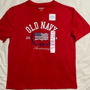 Old Navy Red kids 30th Anniversary T-Shirt NEW
